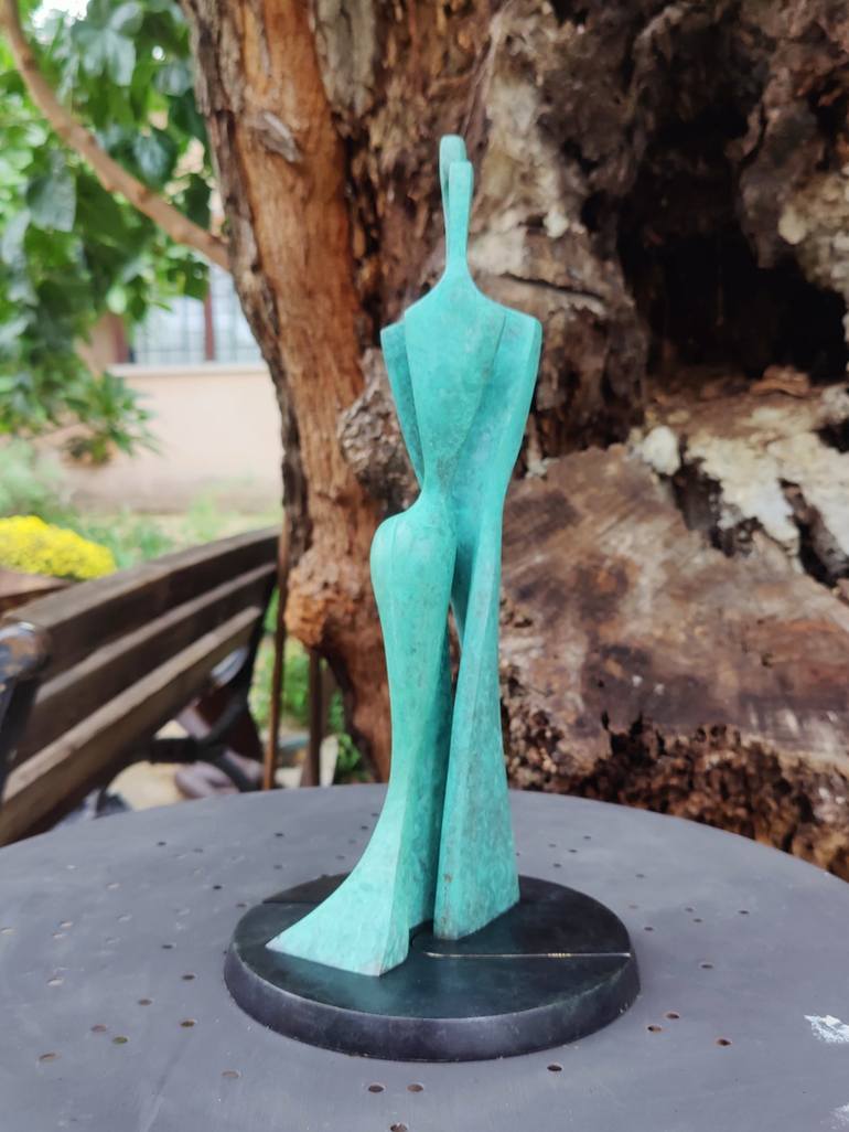 Original Figurative Abstract Sculpture by Itzik Benshalom