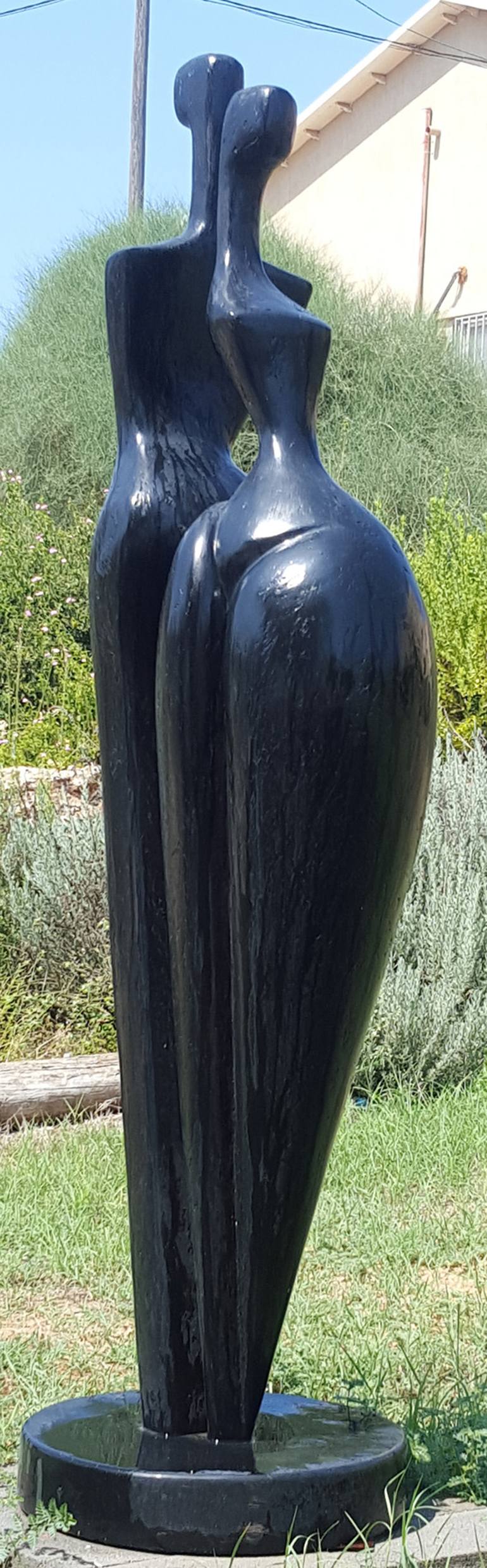Original Figurative Abstract Sculpture by Itzik Benshalom