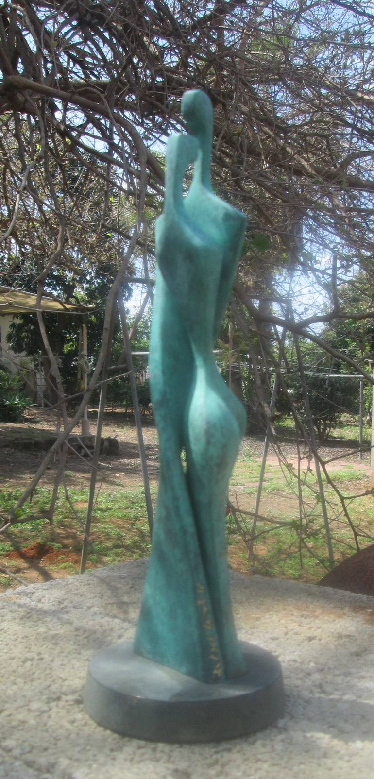 Original Figurative Abstract Sculpture by Itzik Benshalom