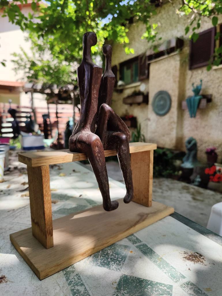 Original Figurative Abstract Sculpture by Itzik Benshalom