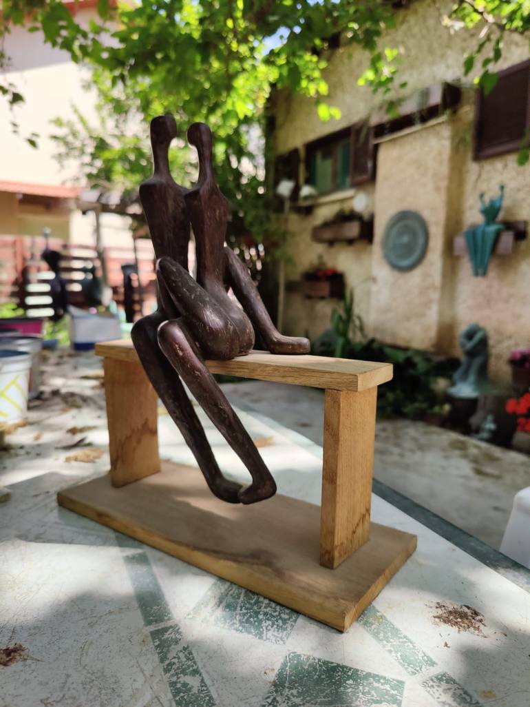 Original Abstract Sculpture by Itzik Benshalom