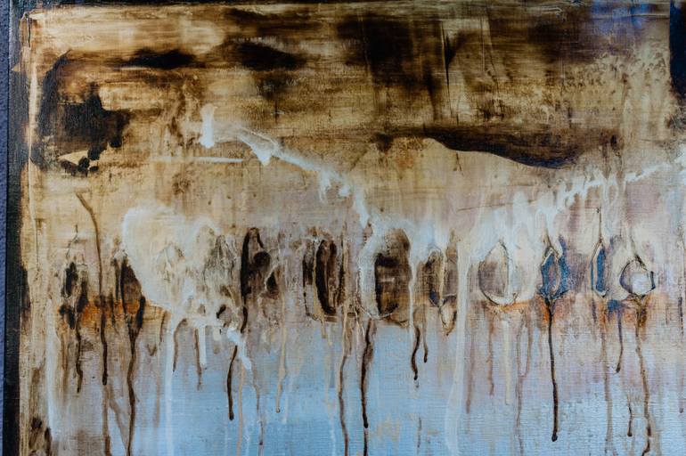 Original Abstract Expressionism Abstract Painting by Elide Pizzini