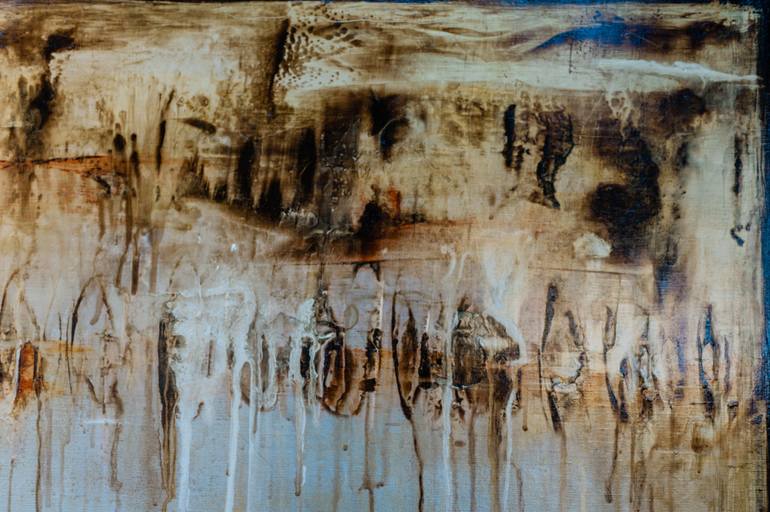 Original Abstract Expressionism Abstract Painting by Elide Pizzini