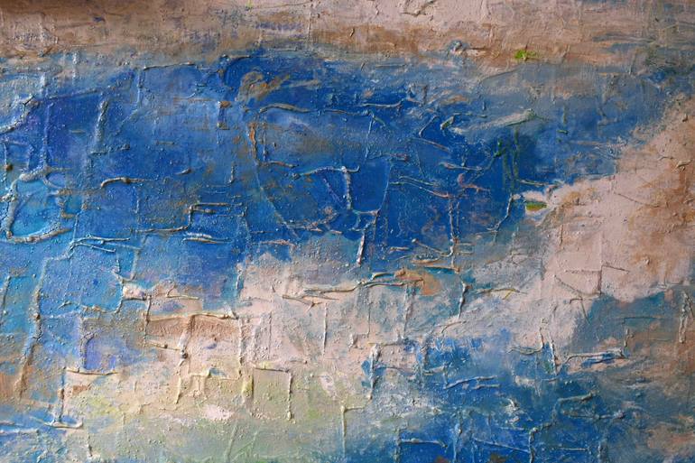 Original Abstract Landscape Painting by Elide Pizzini