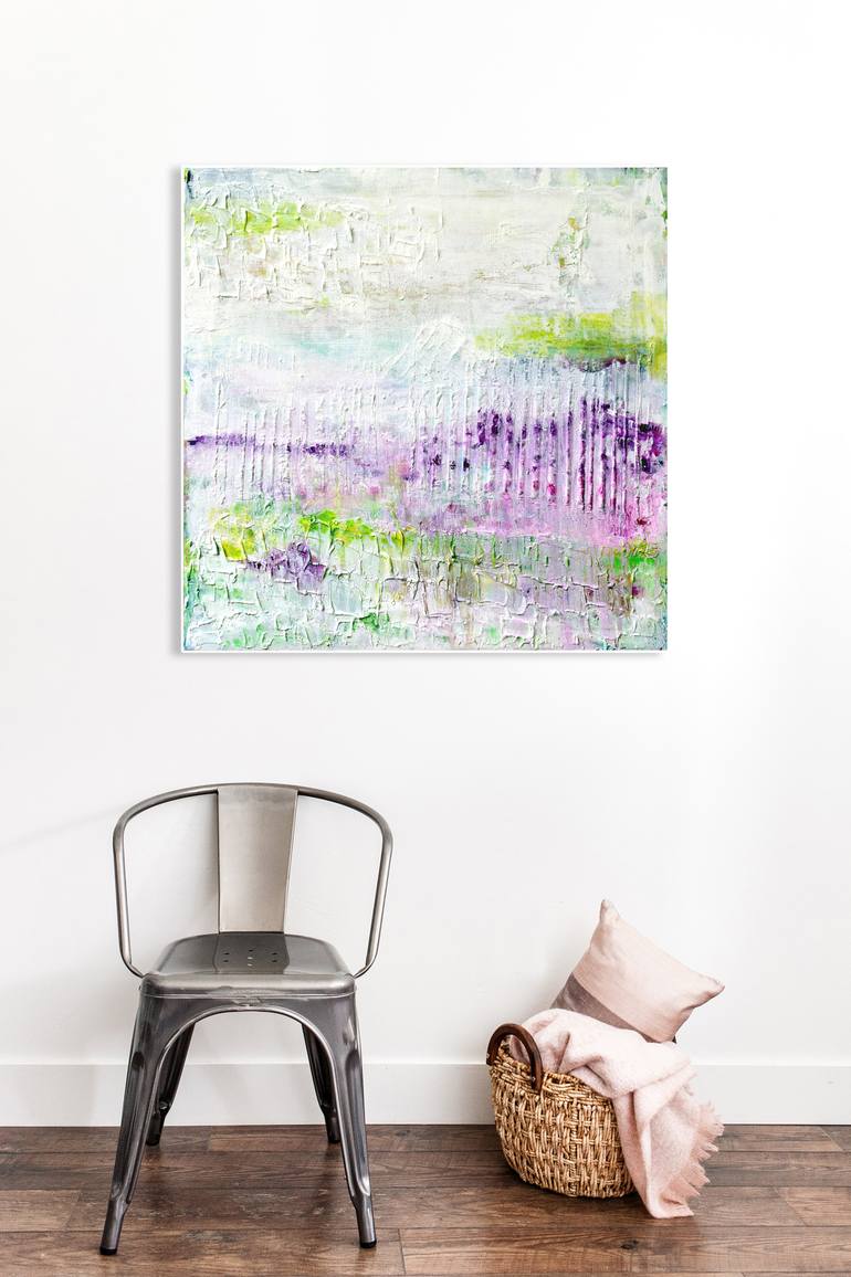 Original Impressionism Abstract Painting by Elide Pizzini
