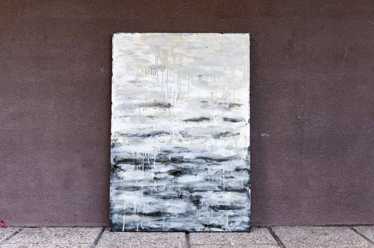 Original Abstract Expressionism Abstract Painting by Elide Pizzini