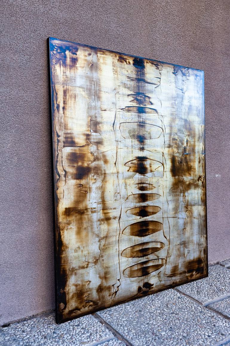 Original Abstract Expressionism Abstract Painting by Elide Pizzini