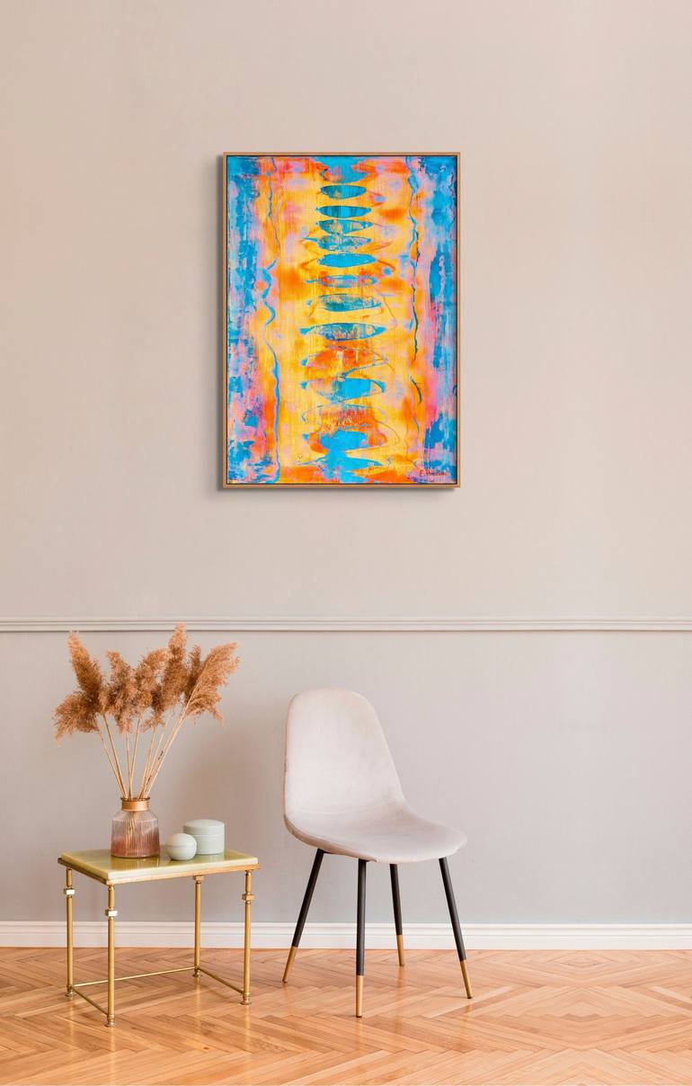 Original Minimalism Abstract Painting by Elide Pizzini