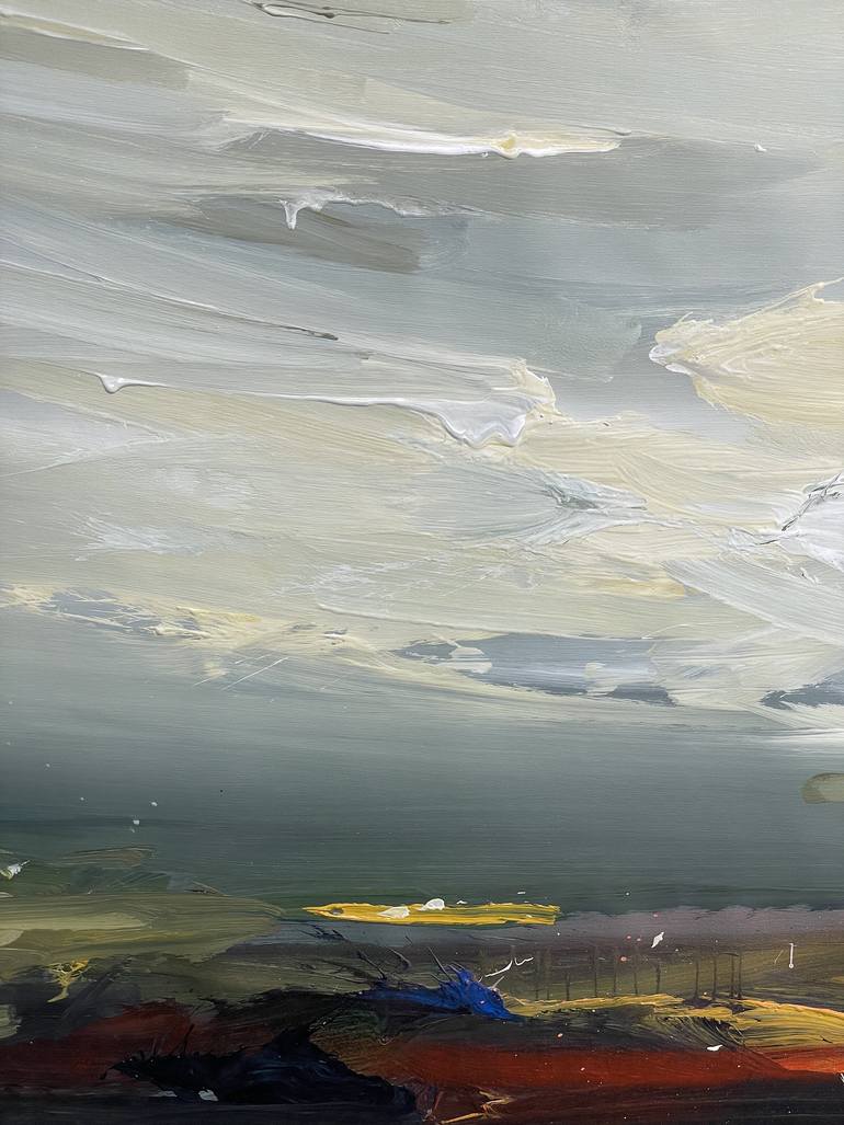 Original Abstract Landscape Painting by Nazarii Medvid