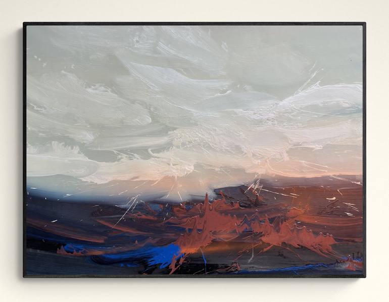 Original Abstract Landscape Paintings by Nazarii Medvid