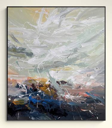 Original Abstract Expressionism Abstract Paintings by Nazarii Medvid