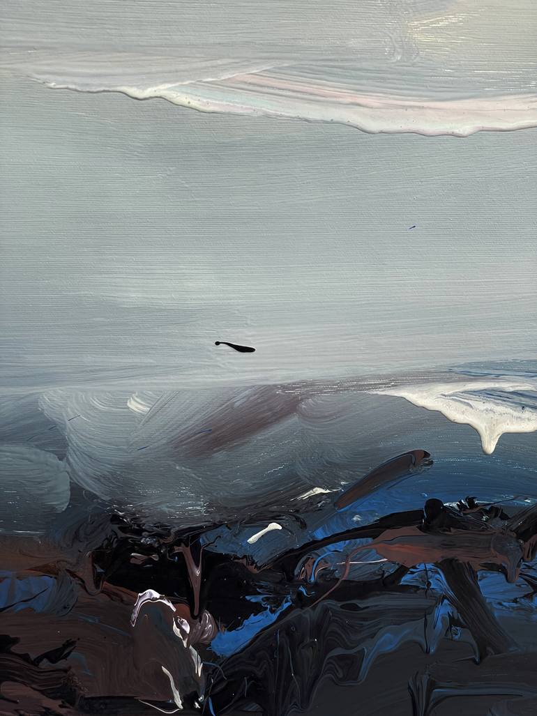 Original Abstract Landscape Painting by Nazarii Medvid