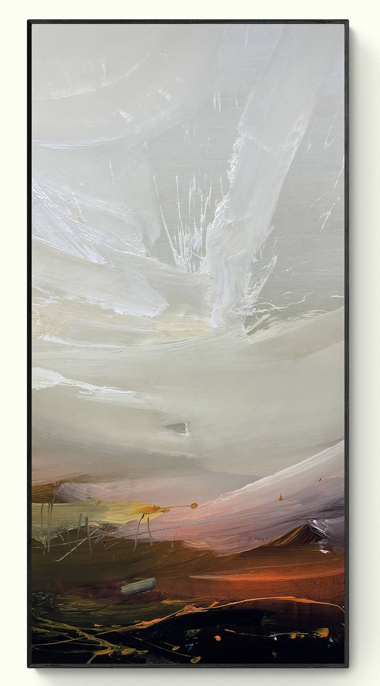 Original Abstract Expressionism Abstract Paintings by Nazarii Medvid