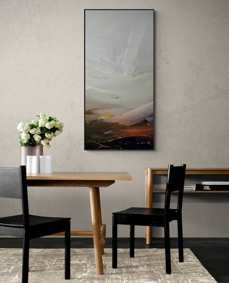 Original Abstract Expressionism Abstract Painting by Nazarii Medvid