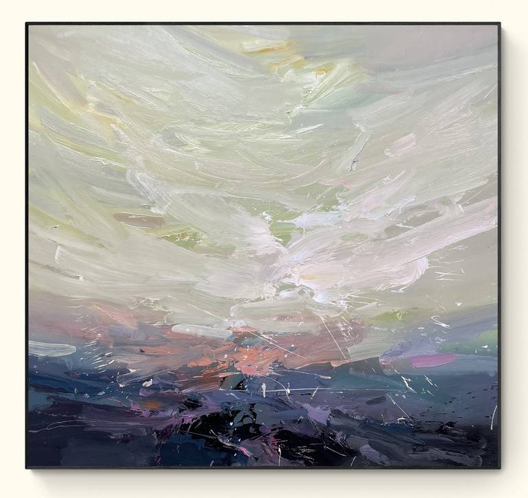 Original Abstract Landscape Paintings by Nazarii Medvid