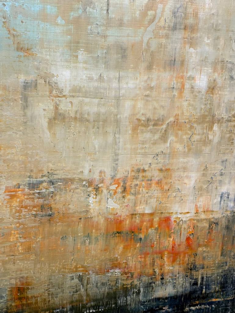 Original Abstract Expressionism Abstract Painting by Nazarii Medvid