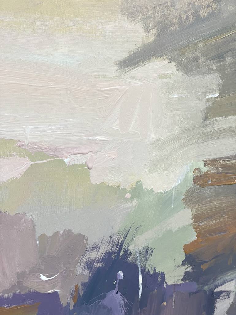 Original Abstract Expressionism Abstract Painting by Nazarii Medvid