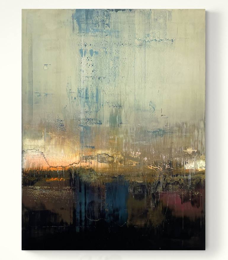 Original Abstract Expressionism Abstract Paintings by Nazarii Medvid