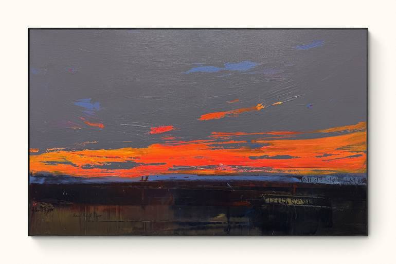 Original Abstract Expressionism Abstract Paintings by Nazarii Medvid