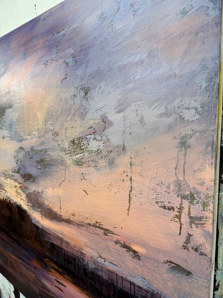 Original Abstract Landscape Painting by Nazarii Medvid