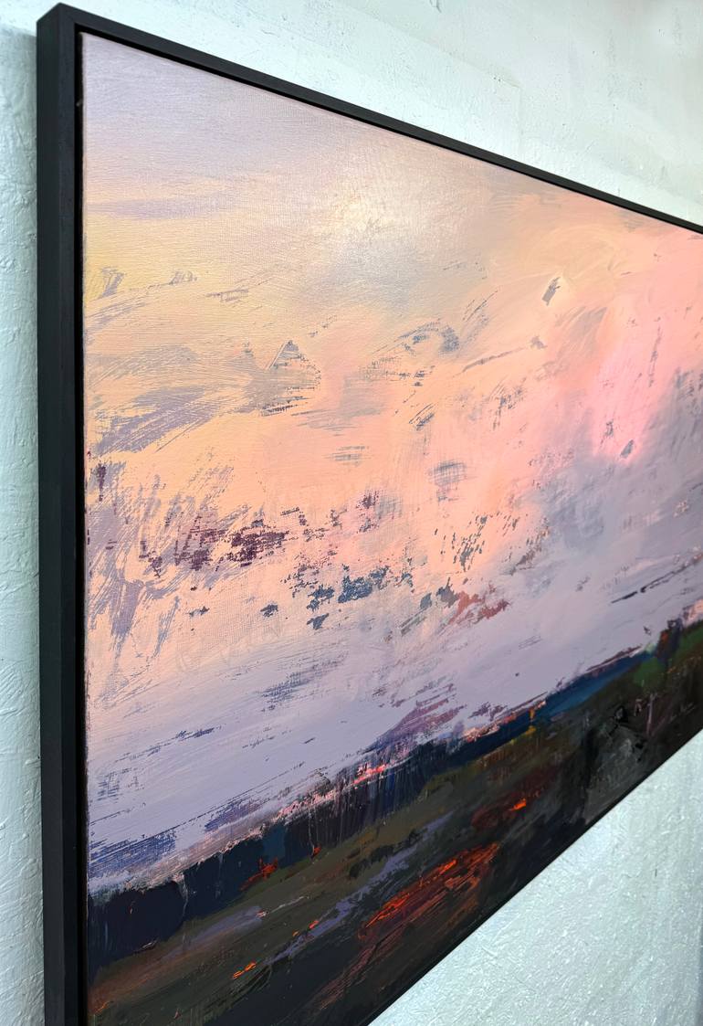 Original Abstract Landscape Painting by Nazarii Medvid