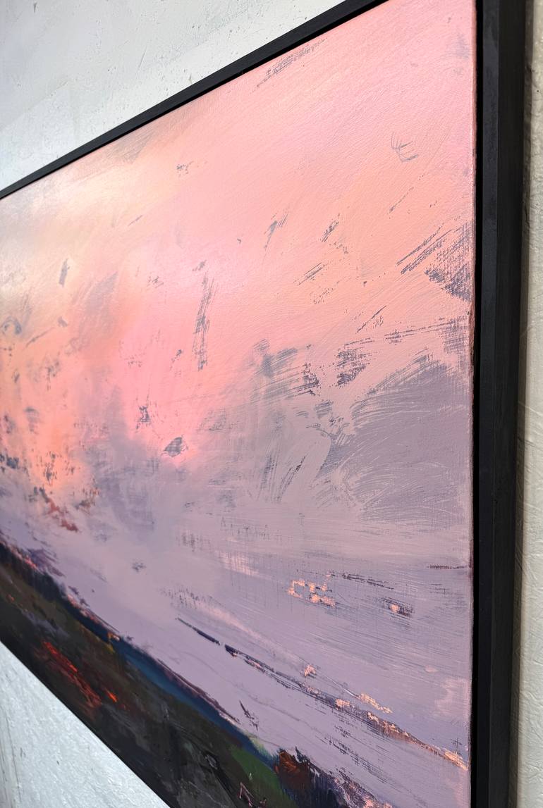 Original Abstract Landscape Painting by Nazarii Medvid