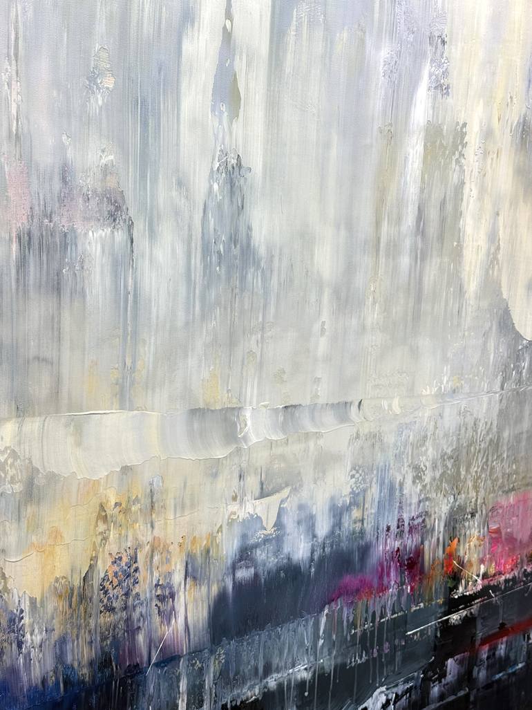 Original Abstract Expressionism Abstract Painting by Nazarii Medvid