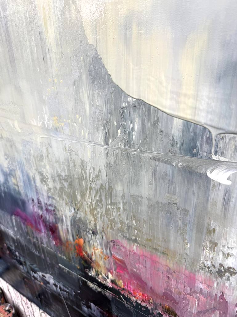 Original Abstract Expressionism Abstract Painting by Nazarii Medvid
