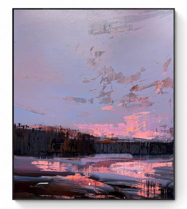 Original Abstract Landscape Paintings by Nazarii Medvid