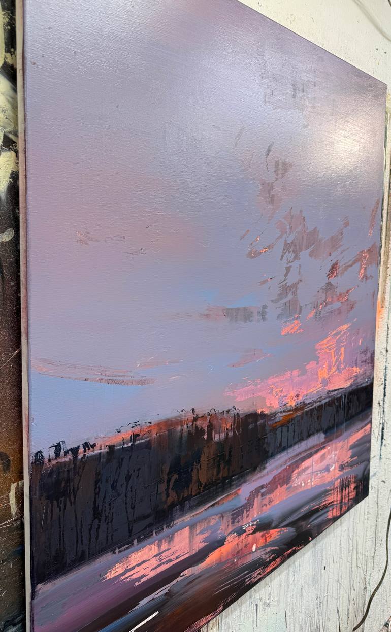 Original Abstract Landscape Painting by Nazarii Medvid