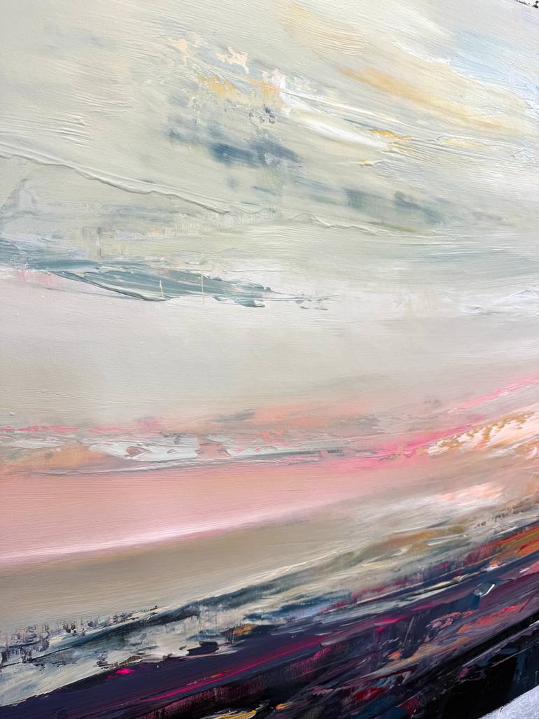 Original Abstract Expressionism Abstract Painting by Nazarii Medvid