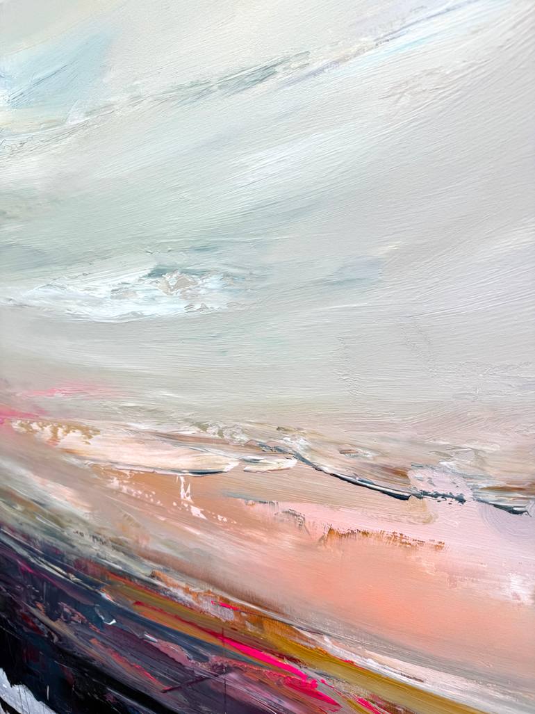 Original Abstract Expressionism Abstract Painting by Nazarii Medvid