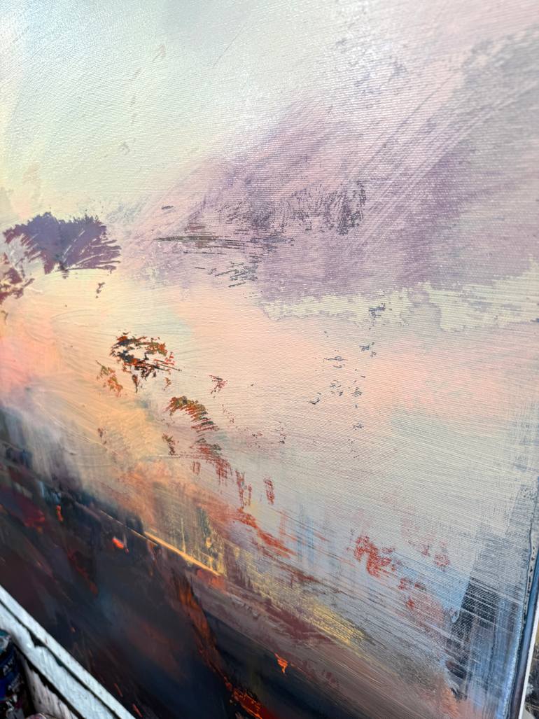 Original Abstract Landscape Painting by Nazarii Medvid