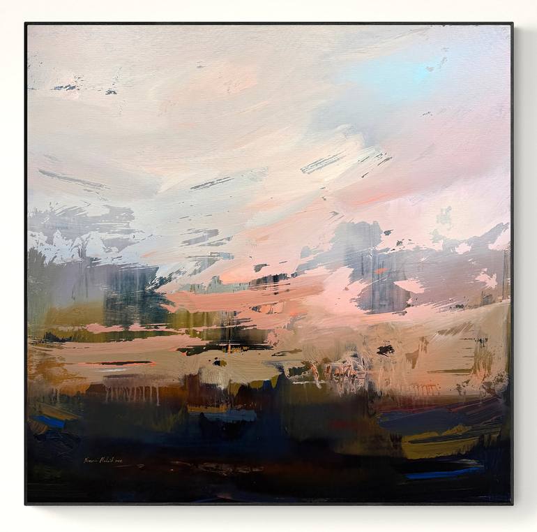 Abstract Orange paintings | Saatchi Art