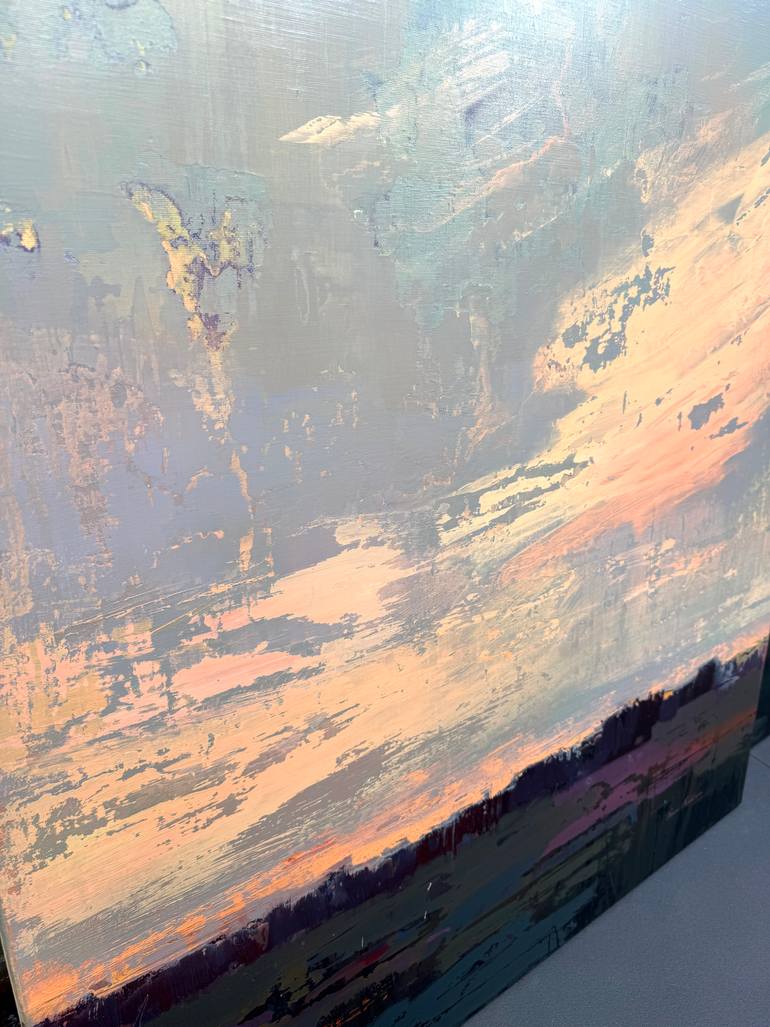 Original Abstract Landscape Painting by Nazarii Medvid