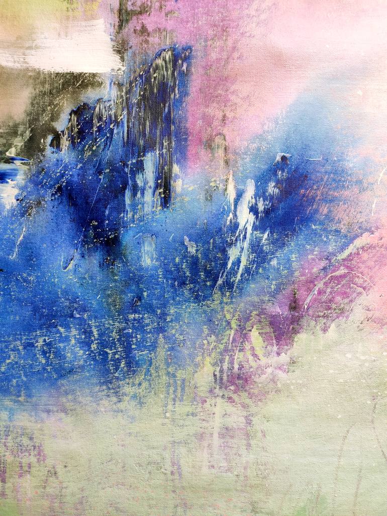 Original Abstract Expressionism Abstract Painting by Nazarii Medvid