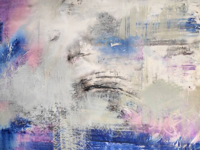 Original Abstract Expressionism Abstract Painting by Nazarii Medvid