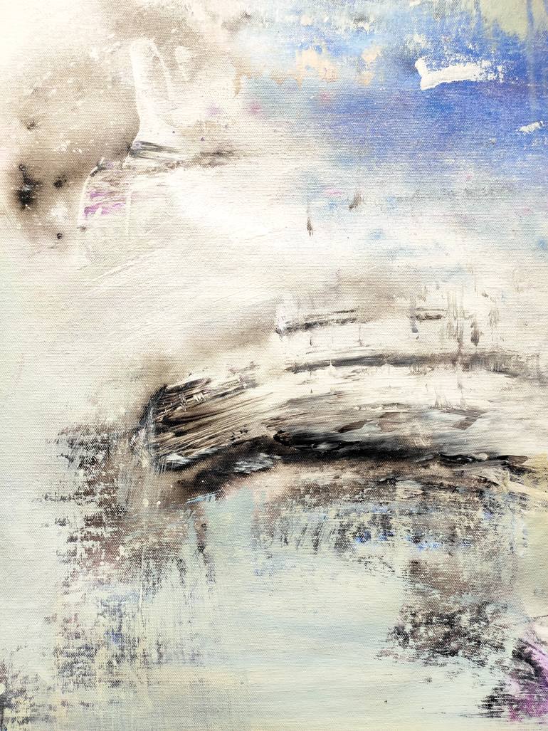 Original Abstract Expressionism Abstract Painting by Nazarii Medvid