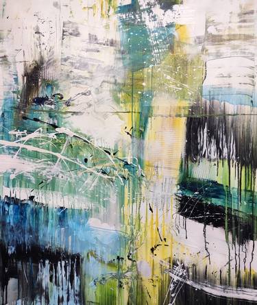 Original Abstract Expressionism Abstract Paintings by Nazarii Medvid