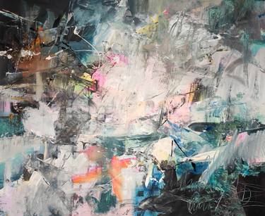 Original Abstract Expressionism Abstract Paintings by Nazarii Medvid