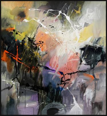 Original Abstract Paintings by Nazarii Medvid