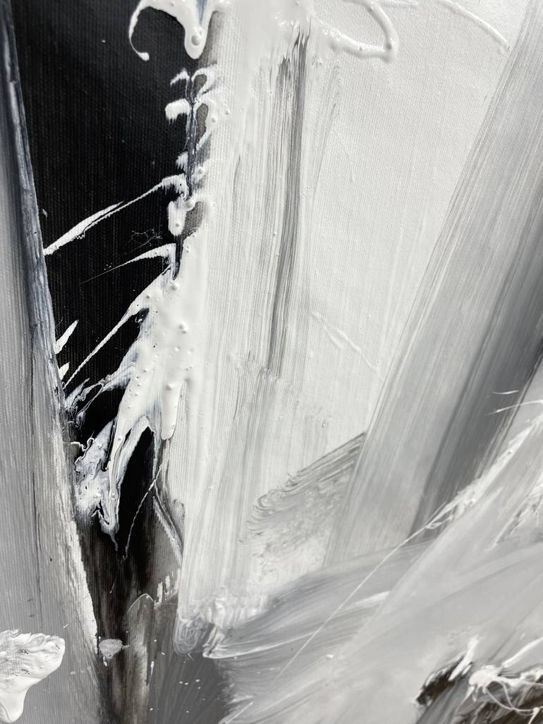 Original Abstract Expressionism Abstract Painting by Nazarii Medvid