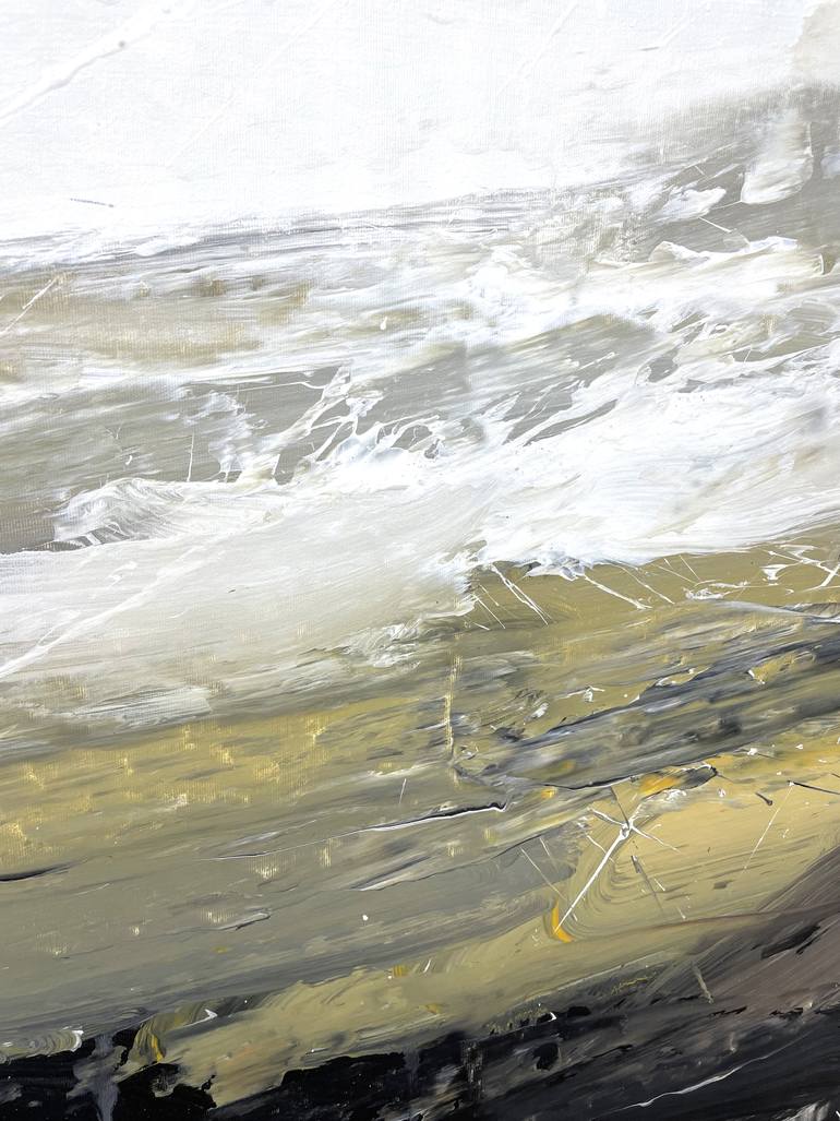 Original Abstract Expressionism Abstract Painting by Nazarii Medvid