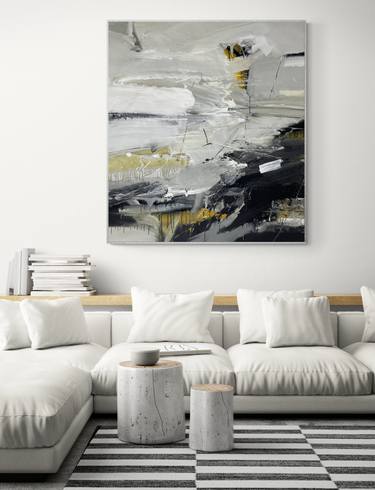 Original Abstract Expressionism Abstract Paintings by Nazarii Medvid