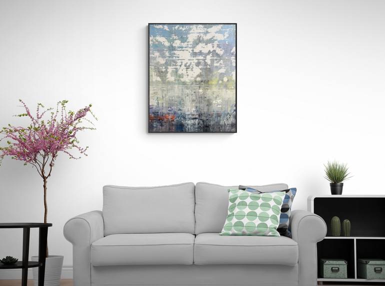 Original Abstract Landscape Painting by Nazarii Medvid