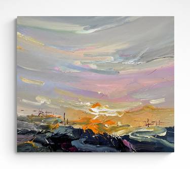 Original Abstract Landscape Paintings by Nazarii Medvid