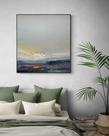 Original Abstract Landscape Paintings by Nazarii Medvid