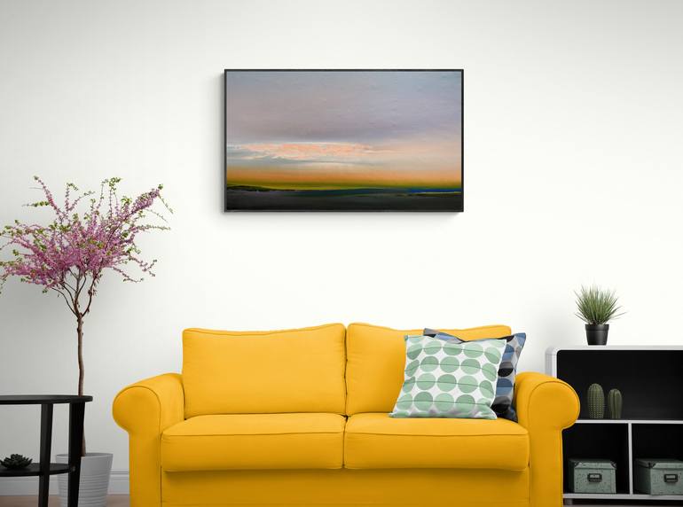 Original Abstract Landscape Painting by Nazarii Medvid