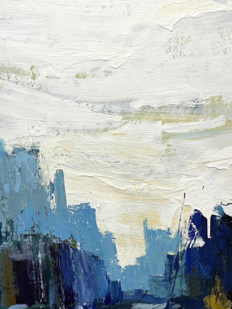 Original Abstract Landscape Painting by Nazarii Medvid