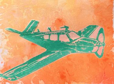 Print of Expressionism Aeroplane Collage by Christa Brunks